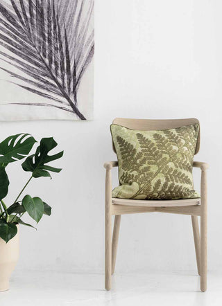 Fern Cushion Olive